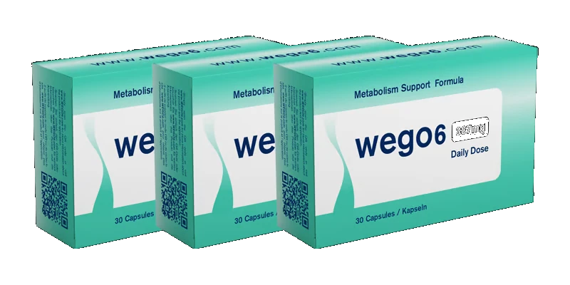 Wego6 90-Tage-Vorrat - 3 Packungen